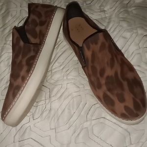 andeawy leopard print canvas shoes
